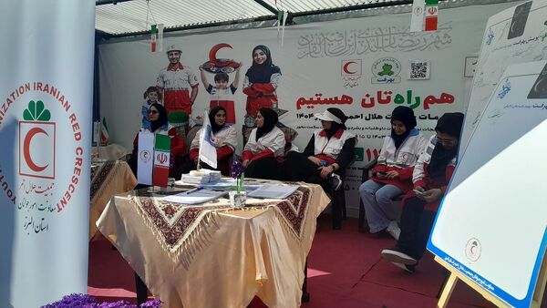 خدمت‌رسانی یکپارچه جمعیت هلال احمر استان البرز از مسافران نوروز