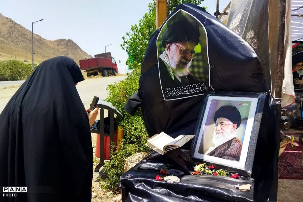 خداحافظ ای خادمِ دین و ملت؛ موکب «دلدادگان رهبر شهید» در فیروزکوه 