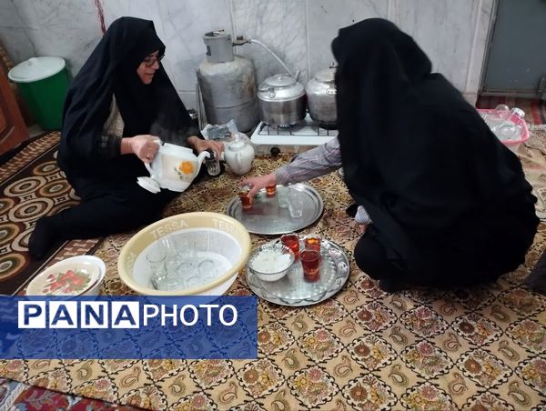 مراسم پرفیض دعای ندبه در امامزاده روستای مهدی آباد خلیل آباد