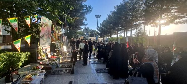 چهلم شهید امنیت هادی میر آبادی در بهشت فضل نیشابور 