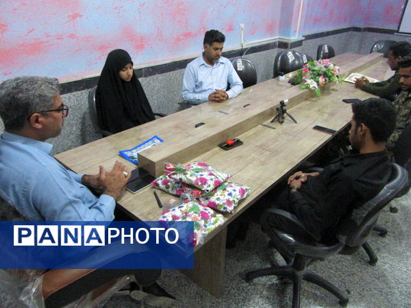 تجلیل از دانش‌آموزان خبرنگار پانای شهرستان بشاگرد 