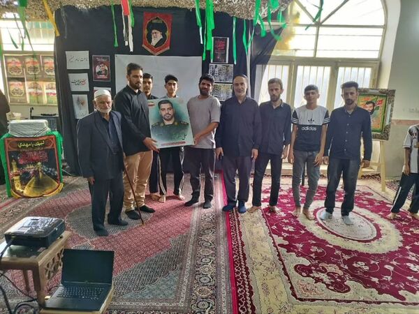 یادواره شهدای جنگ دوازده روزه در ده‌محسن