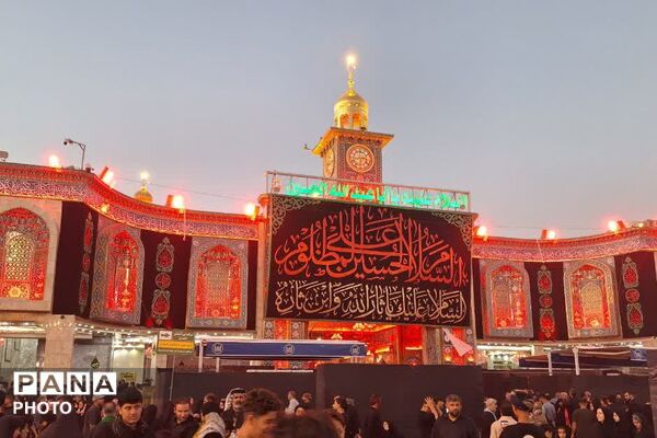  موکب شهدا فیروزکوه در کربلا میزبان زائران اربعین 