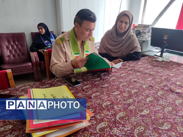 حضور ارزیابان کشوری سازمان دانش‌آموزی در مدارس قائمشهر