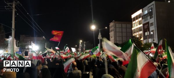 همایش عظیم وفاداری به وطن در بلوار فضل نیشابور