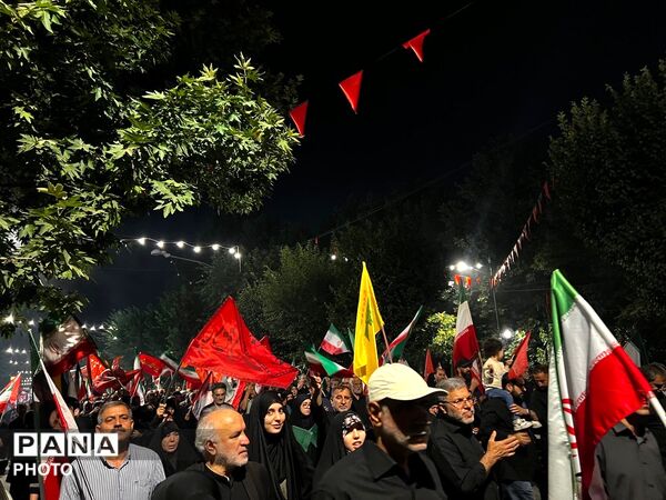 حضور باشکوه مردم ولایت مدار کرج در صد و بیست و چهارمین شب از تجمعات مردمی