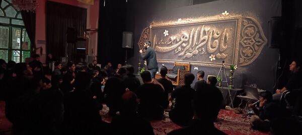 مراسم سینه زنی و دهه دوم فاطمیه در حسینیه شیرزاد نیشابور 