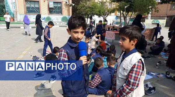 بمناسبت روز جهانی کودک برپایی جشنواره صبحانه سالم در دبستان پسرانه سرافراز ناحیه۷ مشهد