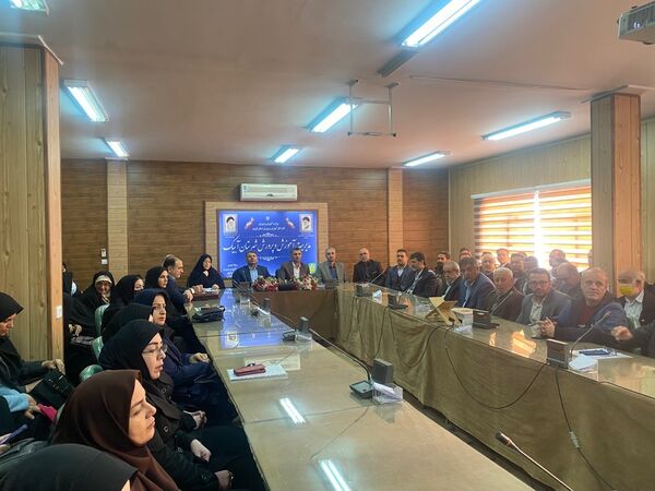 جلسه تودیع و معارفه رئیس آموزش و پرورش شهرستان آبیک
