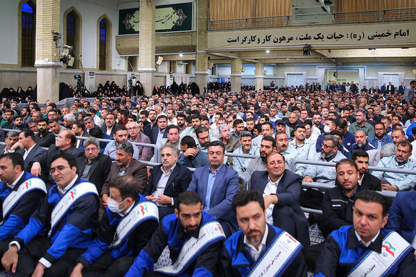 دیدار کارگران با رهبر معظم انقلاب