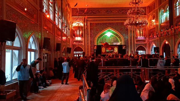 مراسم عزاداری امام حسین (ع) در شب تاسوعای حسینی 