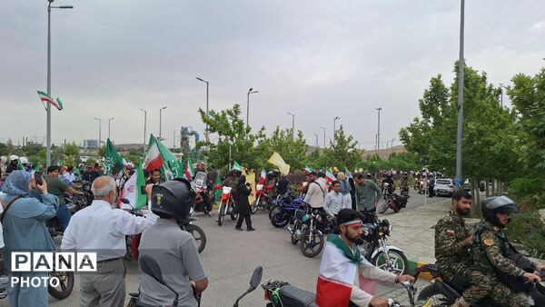  رژه موتوری عید غدیر با شکوه برگزار شد