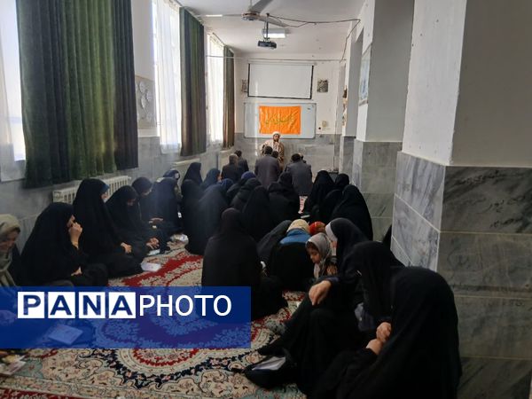 دعای ندبه در مدرسه حضرت زهرا (س) نیر