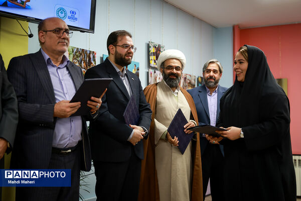 افتتاح نگارخانه و تحریریه دانش‌آموزی خبرگزاری پانا