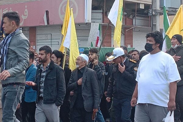 تشییع پیکر شهید مدافع حرم رضا مرادی در باقرشهر 