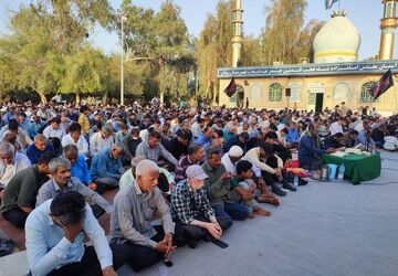 مراسم باشکوه دعای عرفه در رودان