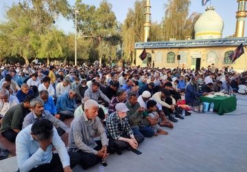 مراسم باشکوه دعای عرفه در رودان