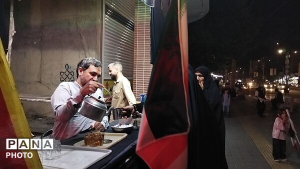 موکب کانون باهنر  در شصت و هفتمین شب از اجتماعات مردمی نیشابور