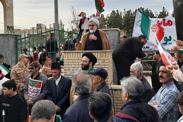راهپیمایی مردم جعفرآباد قم در جشن سالگرد پیروزی انقلاب