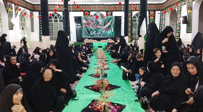 عزاداری دهه اول ماه صفر در مسجد خاتم الانبیا جعفریه قم