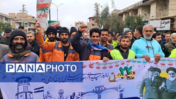 خروش حماسی مردم کردکوی در آیینه‌ شکوه ۲۲ بهمن