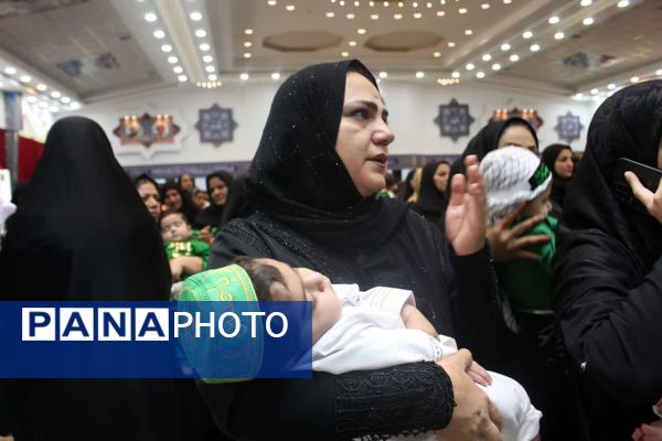 اجتماع بزرگ شیرخوارگان حسینی در حسینیه ثارالله یاسوج