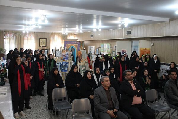 مراسم ماها در هنرستان آیت الله صدر ناحیه یک شهرری