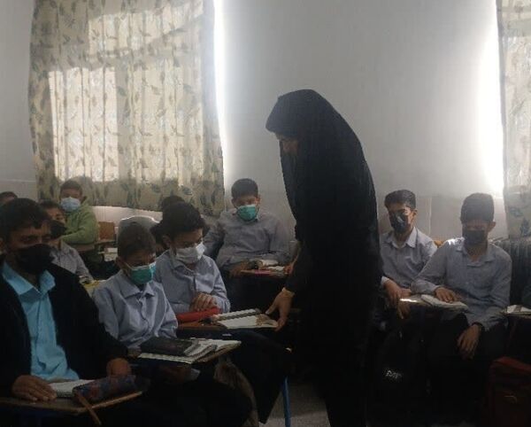 بازدید معاون آموزشی و کارشناس آموزش متوسطه اداره آموزش و پرورش خاتم 