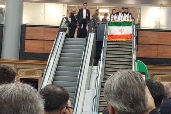 مراسم استقبال از کاروان ورزشی دانش‌آموزی «امید ایران» به میزبانی ناحیه دو شهرری 