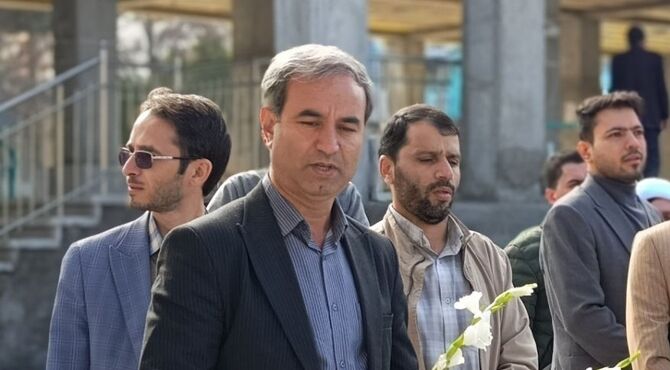 تجدید میثاق کارکنان حوزه پرورشی خراسان رضوی با شهدا