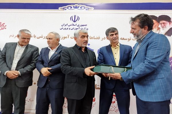 برگزاری آئین افتتاح سالن ورزشی خیرساز مدرسه استثنایی شهدای ملارد 