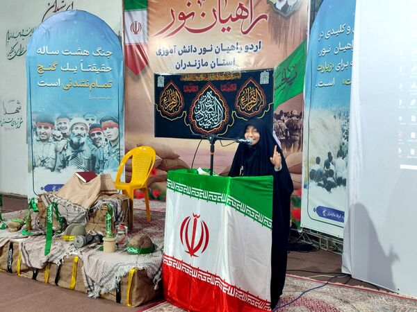 دومین روز از اردوی راهیان نور دانش‌آموزان قائمشهری