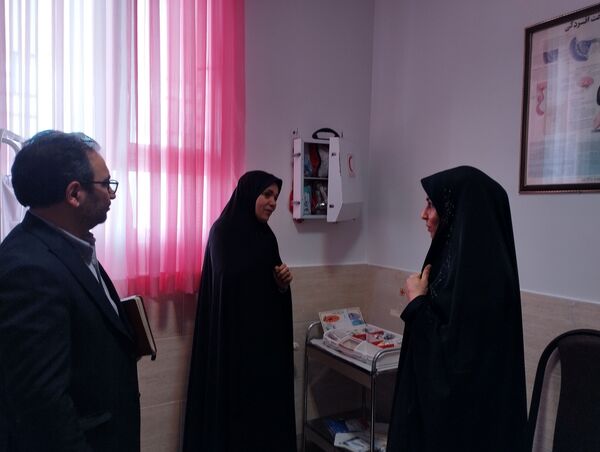 افتتاح اتاق بهداشت در دبستان دخترانه مالک‌ اشتر شهرستان ملارد