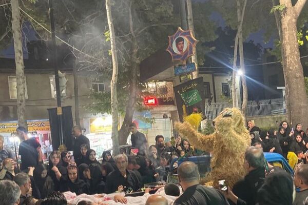 حرکت نمادین کاروان اسرای کربلا در دماوند