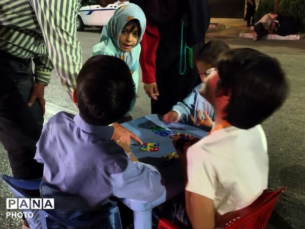 فعالیت موکب کودک فرهنگیان مسجد جامع شهرستان نیشابور در قاب پانا 