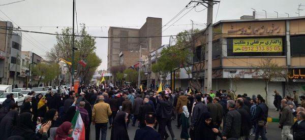 حضور پرشور مردم شهرستان فردیس در راهپیمایی روز قدس 