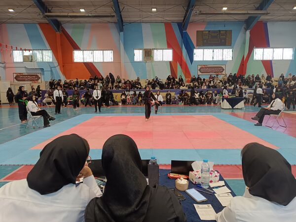 رقابت‌های ملی دفاع شخصی دختران رزمی کار در مشهد