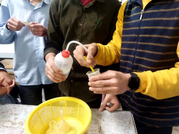 بازدید دانش‌آموزان دبیرستان نمونه دانش از پژوهشسرای رازی
