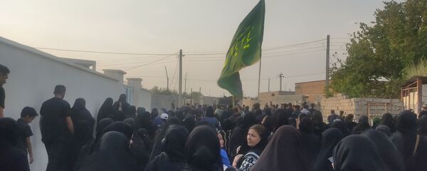 مراسم عزاداری امام حسین‌‌(ع) در روستای باغات