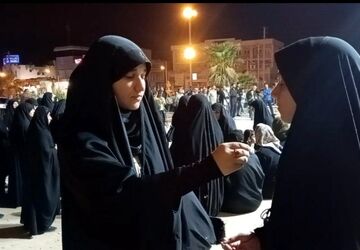 تجمع دانش آموزان و مردم برازجان در محکومیت جنایات رژیم صهیونیست و شهادت سید حسن نصرالله 