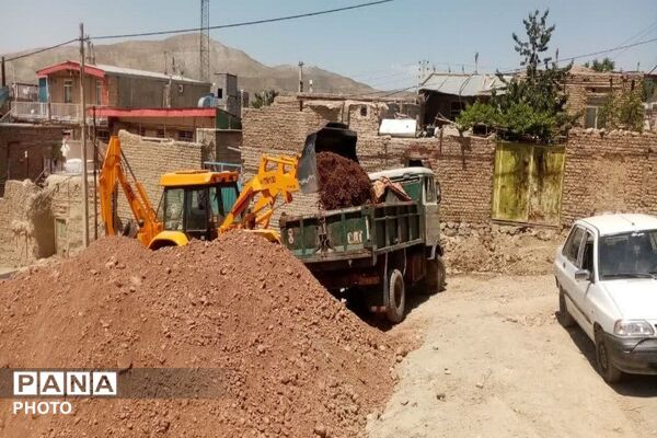 بهسازی و زیرسازی  کوچه‌های فرعی خیابان‌های شهر بار