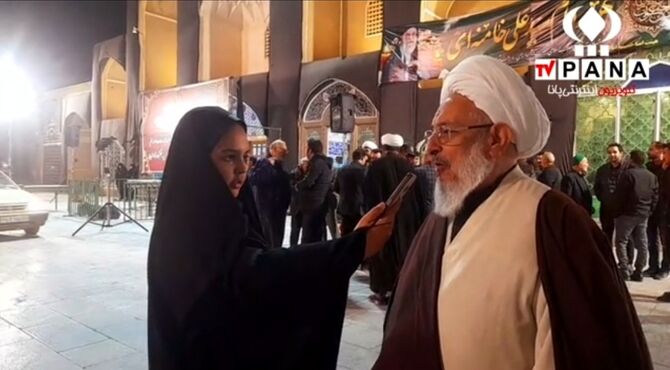 تجمع مردم تفت در عزای  شهید سیدعلی خامنه ای