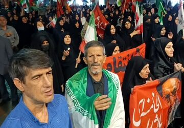 اجتماع پرشور مردم کوهدشت در شب دوم محرم