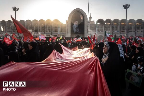 دومین روز مراسم بدرقه و وداع با رهبر شهید مقاومت