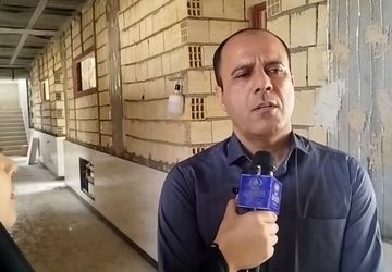 بازدید از دو پروژه در حال ساخت نهضت مدرسه سازی شهر بهارستان