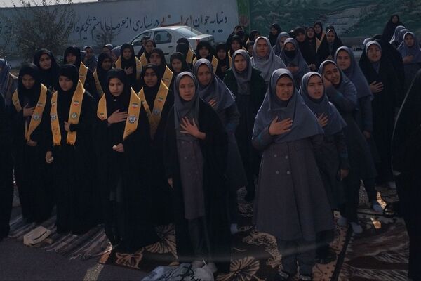 مراسم فاطمیه در مدرسه والدین آناخاتون تبریز