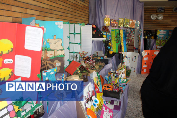 نمایشگاه طرح جابر در مدرسه باباییان ناحیه یک قم