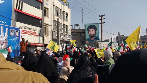راهپیمایی ۲۲ بهمن در شهرستان قدس  