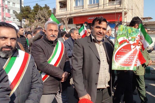 راهپیمایی ۲۲بهمن در کهریزک و باقرشهر