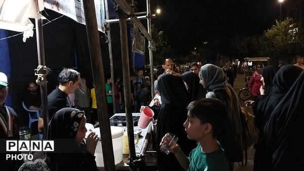 موکب شهدای روستای آهوان در صد و پنجمین شب 